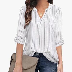 ❄️3/$12 Timeson Striped Blouse